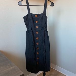 Roxy Button Down Midi Dress